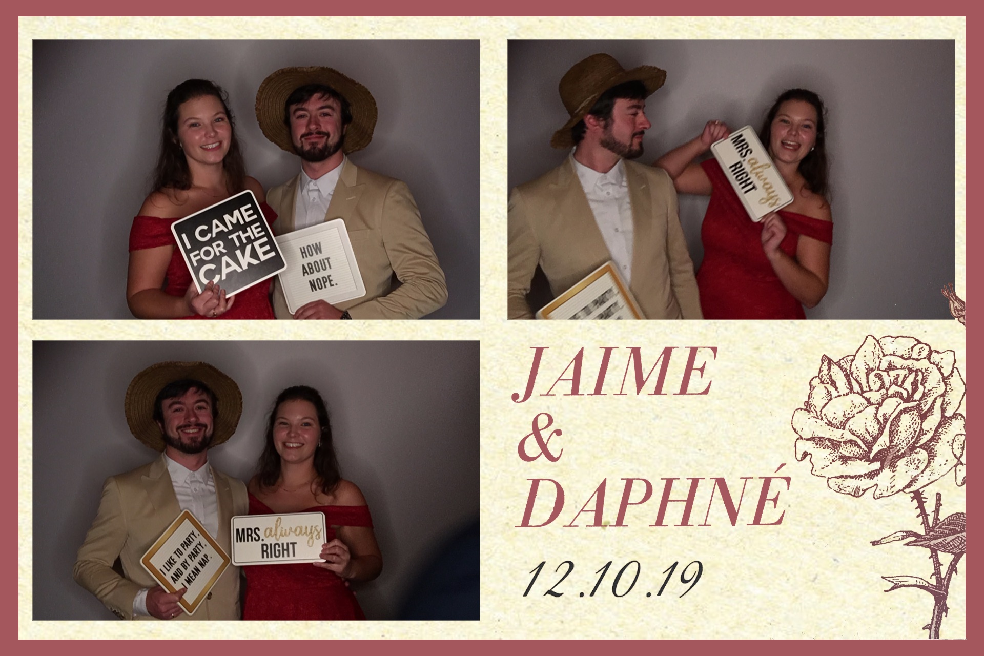 Mariage de Daphné et Jaime | View more photos from the event at album.pbooth.red/u/Photobooth-RED/Mariage-de-Daphné-et-Jaime